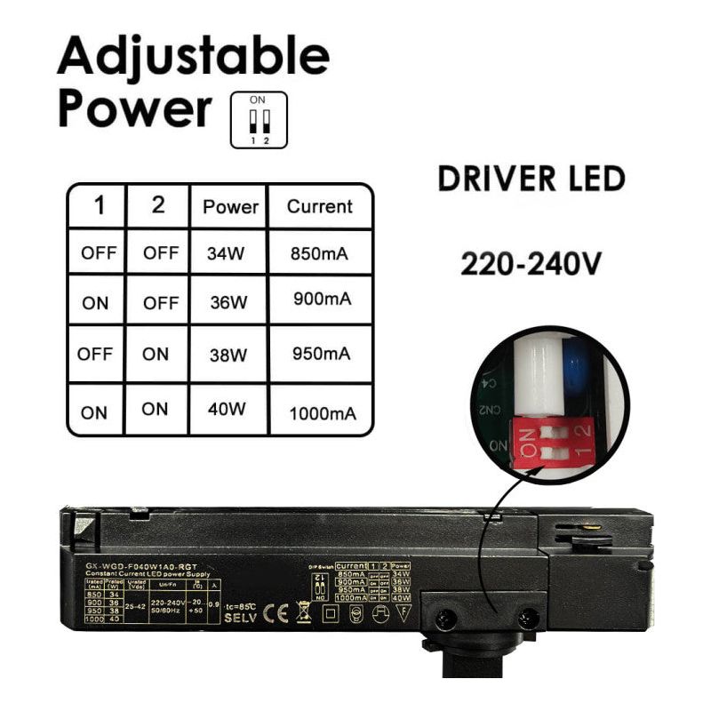 LED Spotlight 40W for golf simulators
