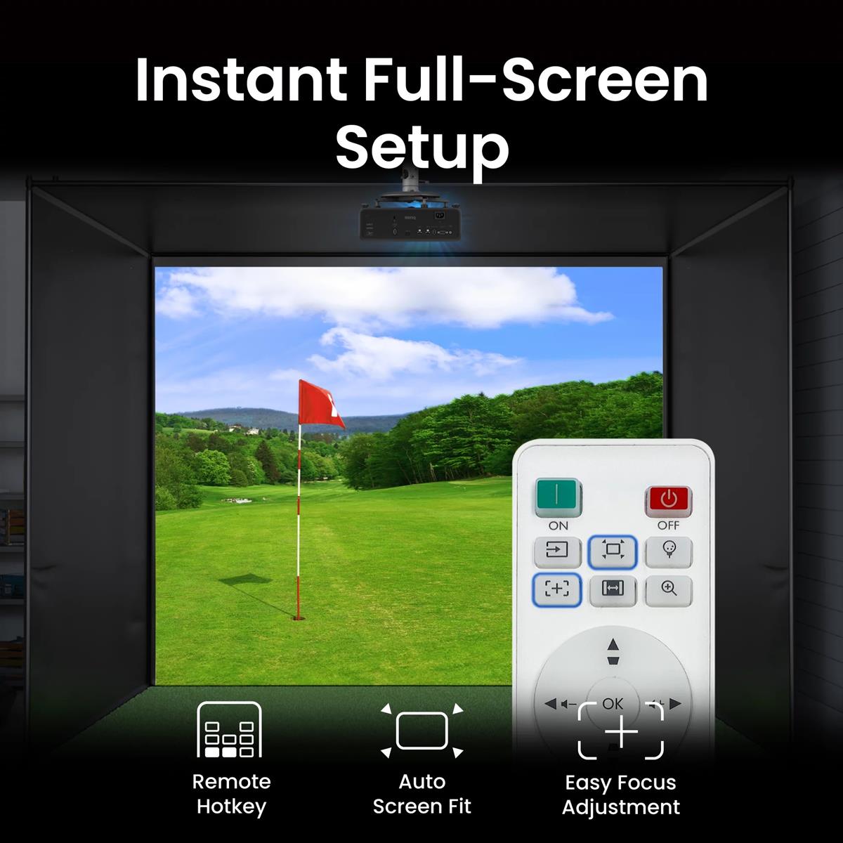 BenQ AH700ST 1080p HD Golf Simulator Projector